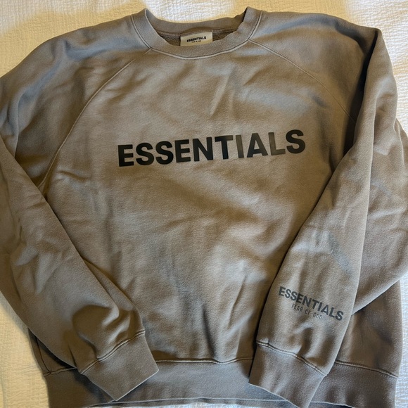 Fear of God Tops - FOG Essentials Crewneck Sweatshirt